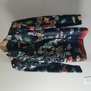 Zara Floral Blazer